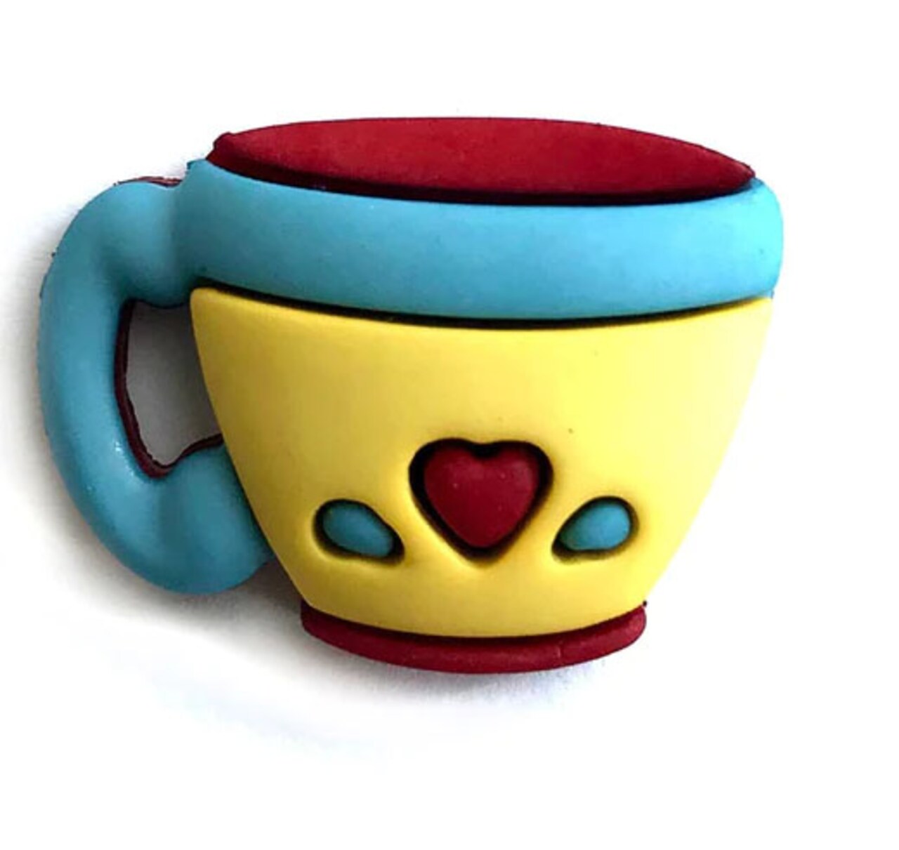 Buttons Galore and More 3D Bulk Buttons - Coffee Cup - 25 Buttons